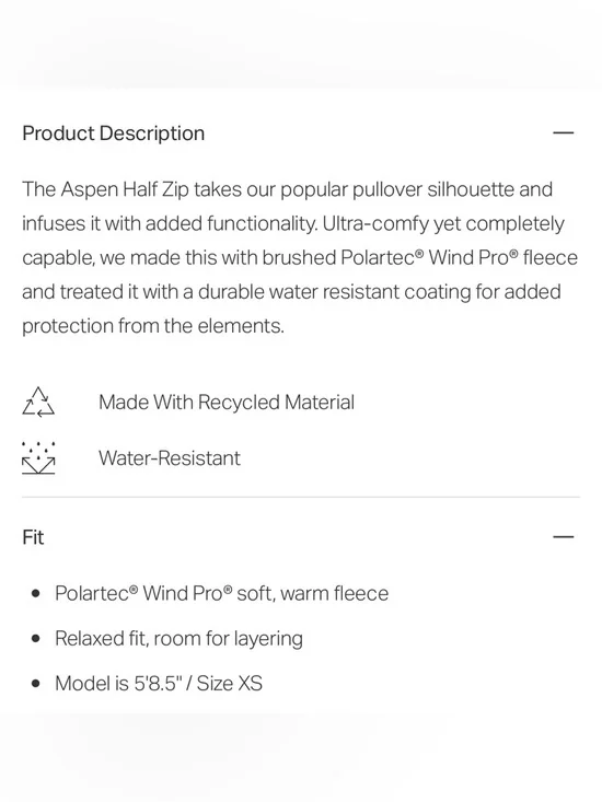 Vuori Aspen Half Zip - Picture 2 of 7